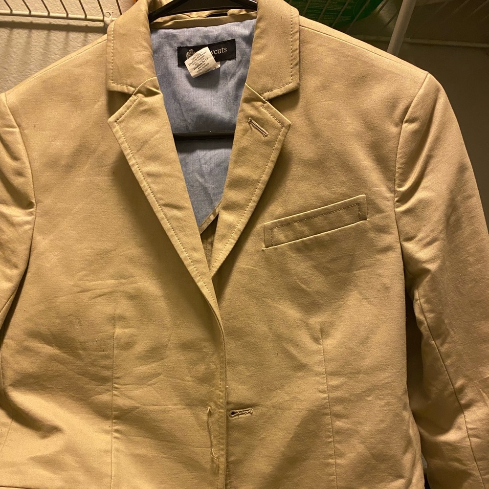 Boys Crewcuts Khaki Blazer - Size 14